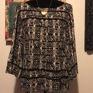 Lucky Brand 3/4 Sleeve Top